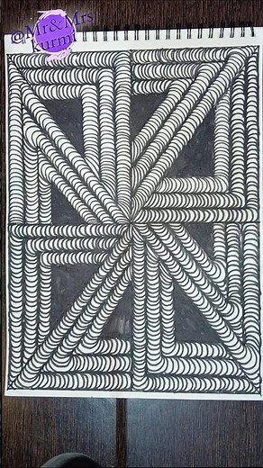 Day 357 - Easy Doodle Art Tutorial #doodle #doodleart #easy #drawing #art #zentangle #zen