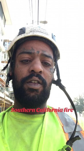 Southern cali fire #fire #california #fyp #construction #bluecollar #makethisviral #blowthisup #hollywood #santamonica #losangeles