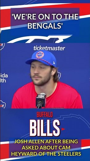 Josh Allen addresses Cam Heyward comments