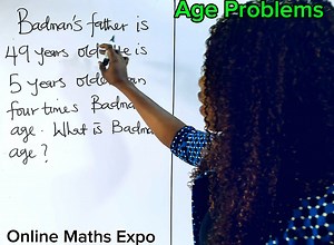 18K views · 581 reactions | Worked example on Age problem #maths #mathviral #viralmaths #onlinemaths #viralfypシforyoupage #viralfacebookvideo | Online Maths Expo | Facebook