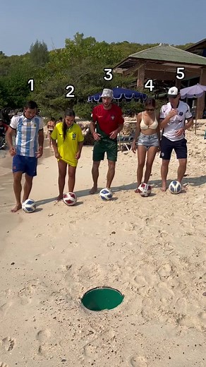1.7M views · 11K reactions | 1, 2, 3, 4, 5?) ⚽️️ #football #soccer #beach #guess #who #bin #paolofootball | Paolo Football | Facebook