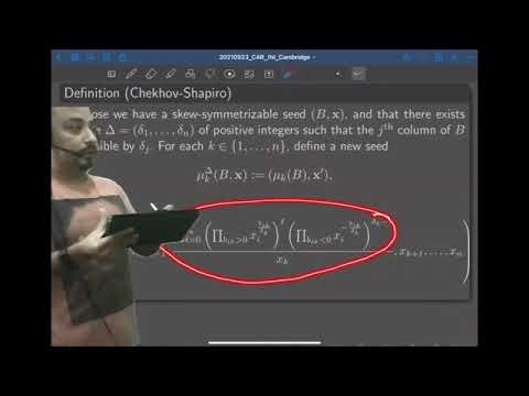 CARW02 | Prof. Daniel Labardini-Fragoso | Generalized cluster algebras as Caldero-Chapoton algebras