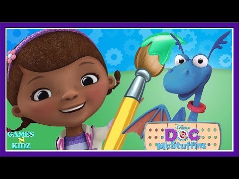 Doc McStuffins 3D Color & Play Doc's Toy Check Up Room - Disney Junior Game For Kids