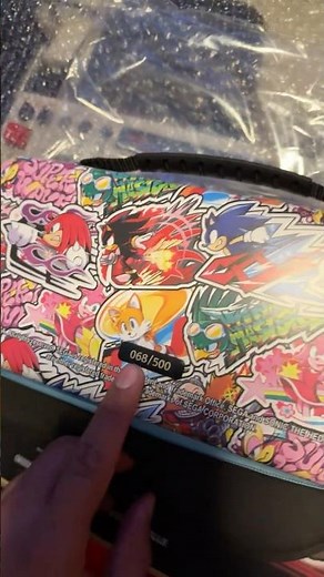 NYCC comic con exclusive sonic racing cross worlds switch 2 case #retrogaming #sega #nintendoswitch