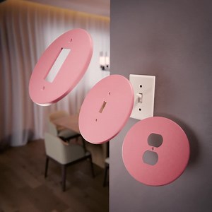 Circular Toggle Light Switch Plate Cover, Plug Outlet - Etsy