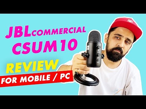 JBL Commercial CSUM10 USB Condensor Microphone - Unboxing & Review