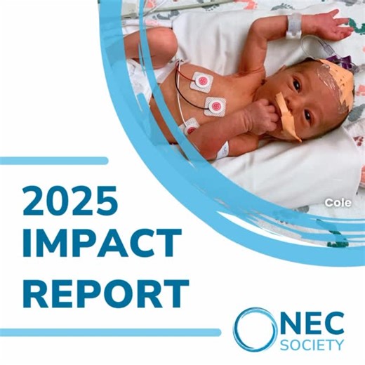 NEC Society on Instagram: "🩵💛 Our 2025 Impact Report highlights the incredible progress this community has made possible. Together, we advanced research, education, and advocacy — bringing us one year closer to a world without NEC. From launching the NEC Registry to our most impactful #NECawareness Month and the largest NEC Symposium, this progress was powered by families, clinicians, scientists, and advocates from around the world. Thank you for being part of this community, for sharing your