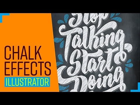How to Create a Chalk Text Effect in Illustrator
