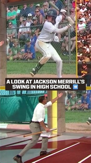 DeRo breaks down Jackson Merrill's movements at the plate as a high school senior 🧐
