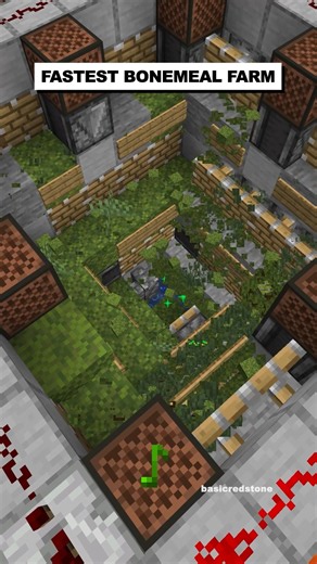 Fastest Bonemeal Farm For Vanilla and Donut SMP! #shorts