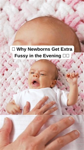 🌙 Why Newborns Get Extra Fussy in the Evening 👶💛 If your baby seems calm all day but turns into a tiny cry machine at night… you’re not alone. This is very common and totally normal 🤍 Here’s what’s really happening 👇 🍼 They’re overtired – All the stimulation from the day adds up, and by evening your baby is exhausted but struggles to settle. 🍼 Cluster feeding kicks in – Babies often want to feed more in the evening for comfort and to stock up for longer sleep. 🧠 Sensory overload – Lights