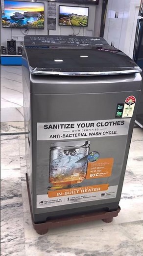 Whirlpool 9.5 kg Fully-Automatic Top Loading Washing Machine(360° BLOOMWASH PRO in-built heater