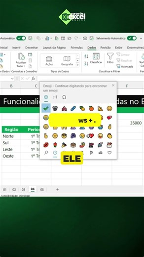 Você Sabia? Dá pra Usar Emoji no Excel!