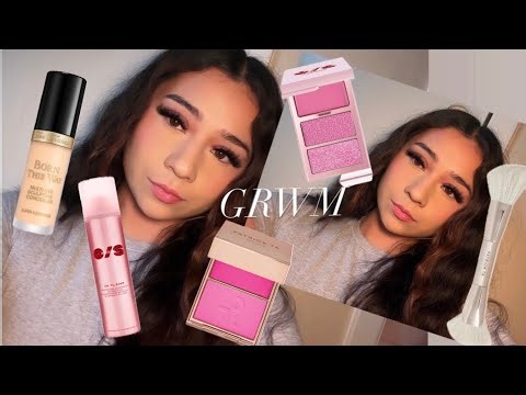 ASMR Doing My Makeup With Long Christmas Nails 💅💗💋💄