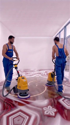 Galaxy Epoxy Floor with Hidden Spiral Aquarium Transformation! #interiordesign #aquarium #shorts