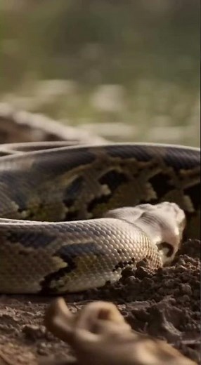 Python vs Monkey: When Calm Water Turns Into a Silent Hunt#PythonVsMonkey #RiversideAmbush