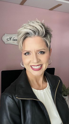 Sharalee's Box of Chocolates on Instagram: "NEW Cut & Color✂️ Come along for another fun day at the salon!😍 Watch the full video with cut and color details on my YouTube channel🎬: Sharalee's Box of Chocolates (link in my bio) Salon Location: Southern California #pixiecut #undercutpixie #shorthairstyle #salonvisit #pixiesarefun #shorthaircutsforwomen"