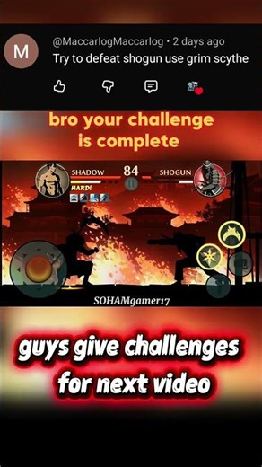 Shadow Fight 2 Boss Fight Edit | Midu Echoing Slowed Montage#shadowfight2 #shorts