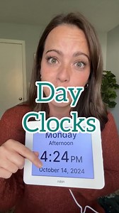 13K views · 519 reactions | Day clocks can be a fantastic aid for...