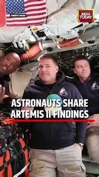 Astronauts Share Artemis II Mission Findings Around the Moon #artemis