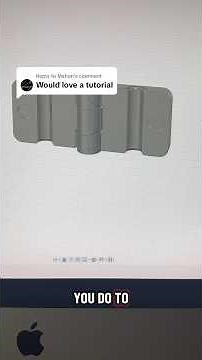 3d Print in place hinge introduction #3dprintdesign ￼