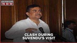 BJP leader Suvendu Adhikari visits Nandigram; clashes broke out