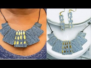 DIY Upcycled Denim Jewelry