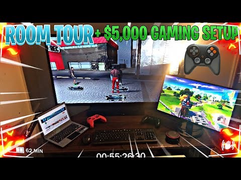 MY 2020 ROOM TOUR / GAMING SETUP!! ($5,000+)😱🎮