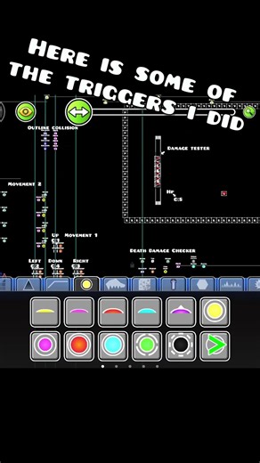 Making omega Flowey in Geometry dash part 1 #Undertale #omegaflowey #geometrydash #gdcreator
