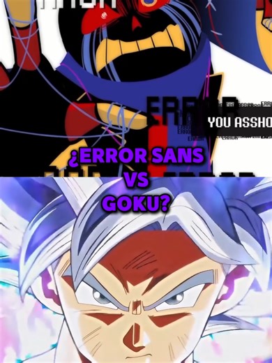 Error Sans vs Goku: ¿Quién Ganaría en una Batalla?