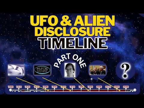 The UFO & Alien Disclosure Timeline [PART 1]