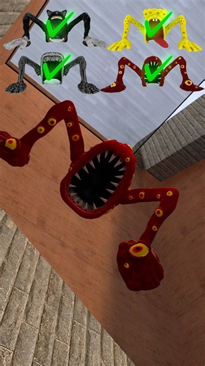 FIND ALL NEW SEA EATER IN MAZE! SPONGEBOB ZOOCHOSIS CARTOON CAT EATERS EVOLUTION GMOD #shorts
