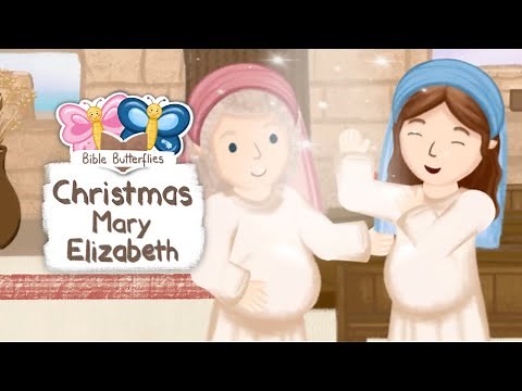 CHRISTMAS: MARY VISITS ELIZABETH · BIBLE STORIES FOR CHILDREN KIDS · ANIMATED CARTOON BIBLE KIDS