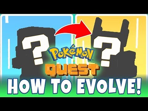 HOW TO EVOLVE IN POKEMON QUEST! What Was My First Evolution in Pokemon Quest? Buying New Decorations