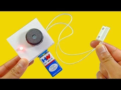 No more THEFTS - DIY Simple Door Security Alarm System | Electronic project | Working project [NEW]