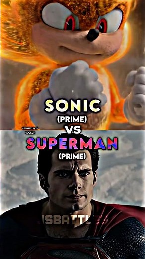 Sonic vs Superman