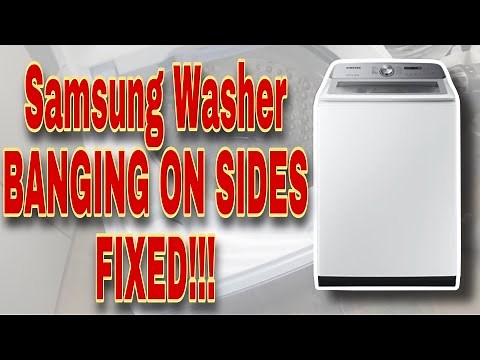 How to Fix Samsung Top Load Washer Banging During Spin | OFF Balance | Model #WA50R5200AW/US