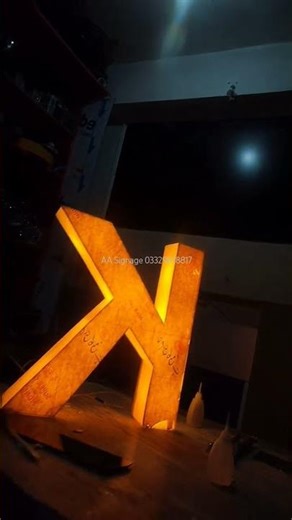 DIY 3D Letters at Home|Plastic Alphabet Making|Home Made 3D Plastic Alphabets|AA Signage