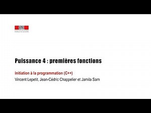 Puissance 4 : premières fonctions