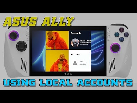 Adhoc Ally: Setting Up (or Converting) to a Local Windows Account