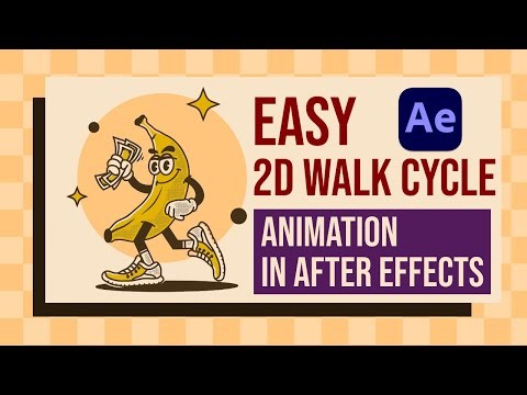 Simple 2D Walk Cycle: After Effects Animation Tutorial