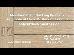 MoistureShield Composite Decking, Vision Collection, Mochaccino - Deck Masters of Canada