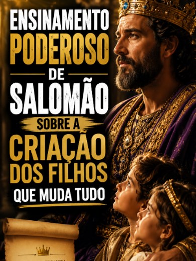 A forma como você cria seus filhos hoje pode definir o futuro deles para sempre. #criaçãodefilhos #salomão #provérbiosdodia #família #educaçãoinfantil #ensinamentobiblico #paisefilhos #sabedoria #vidacristã #alerta #mensagemforte #bíbliasagrada #valoresfamiliares #ensinamentosbiblicos