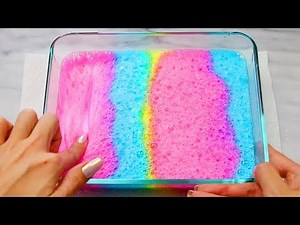 How to Make Satisfying Pink, Blue, and Yellow Bubble Slime with Balloons!
