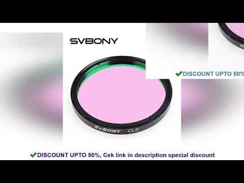 SVBONY Filter 2" CLS Deep Sky for Astronomy Telescope Eyepiece Cut Light Pollution