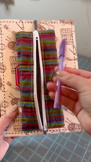 12K views · 228 reactions | Time for another Dollar Tree sewing project! Today I made a pencil case for my sewing journal for $1.35! Link in bio to get my Sewing Journal!#pencilcase #sewingproject #dollartreehacks #budgetsewing #learntosew #sewingjournal #sewing | She Sews Seams | Facebook