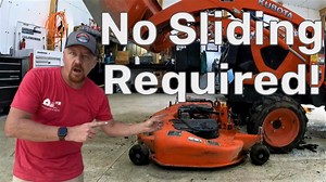 I found a simpler way to install the mower deck on my Kubota BX23S | Peek’s Peak Hobby Homestead | Facebook