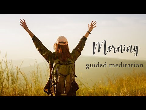 Morning Guided Meditation | Positive Energy | Nature Visualization