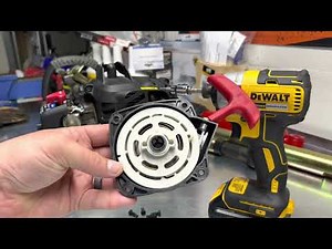 How to replace starter assembly on Troy-Bilt TB2044XP