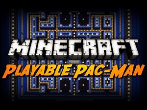 Minecraft Mini-Game: PLAYABLE PAC-MAN ARCADE!